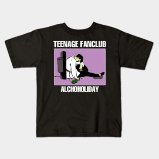 Teenage Fanclub - Alcoholiday - Tribute Artwork - Black Kids T-Shirt